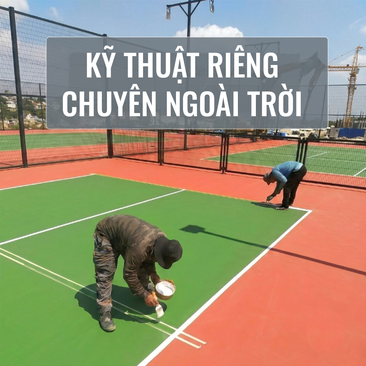 Thi công sân pickleball trọn gói cho CLB